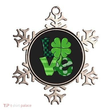 Love Shamrock St Patricks Day Ornament