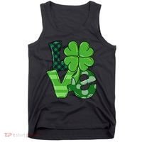 Love Shamrock St Patricks Day Tank Top thumb 0