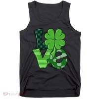 Love Shamrock St Patricks Day Tank Top thumb 0