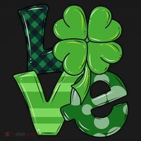 Love Shamrock St Patricks Day Tote Bag thumb 4