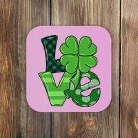 Love Shamrock St Patricks Day Coaster thumb 0