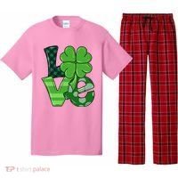 Love Shamrock St Patricks Day Pajama Set thumb 0