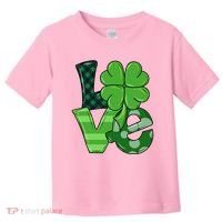 Love Shamrock St Patricks Day Toddler T-Shirt thumb 0