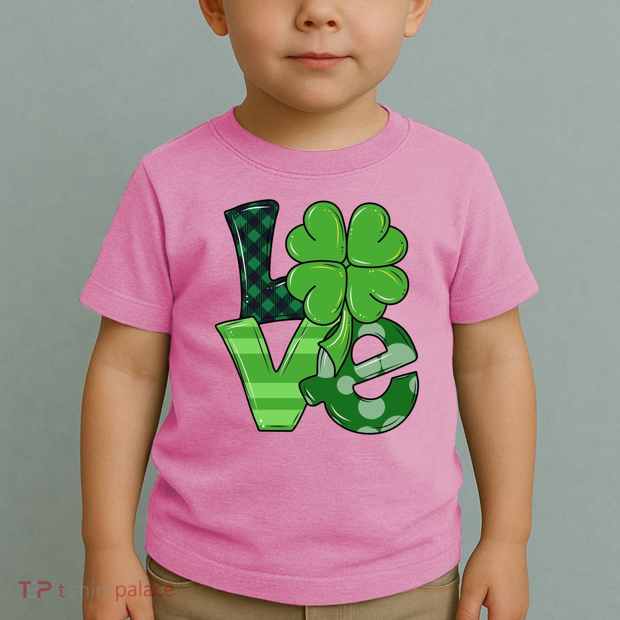 Love Shamrock St Patricks Day Toddler T-Shirt