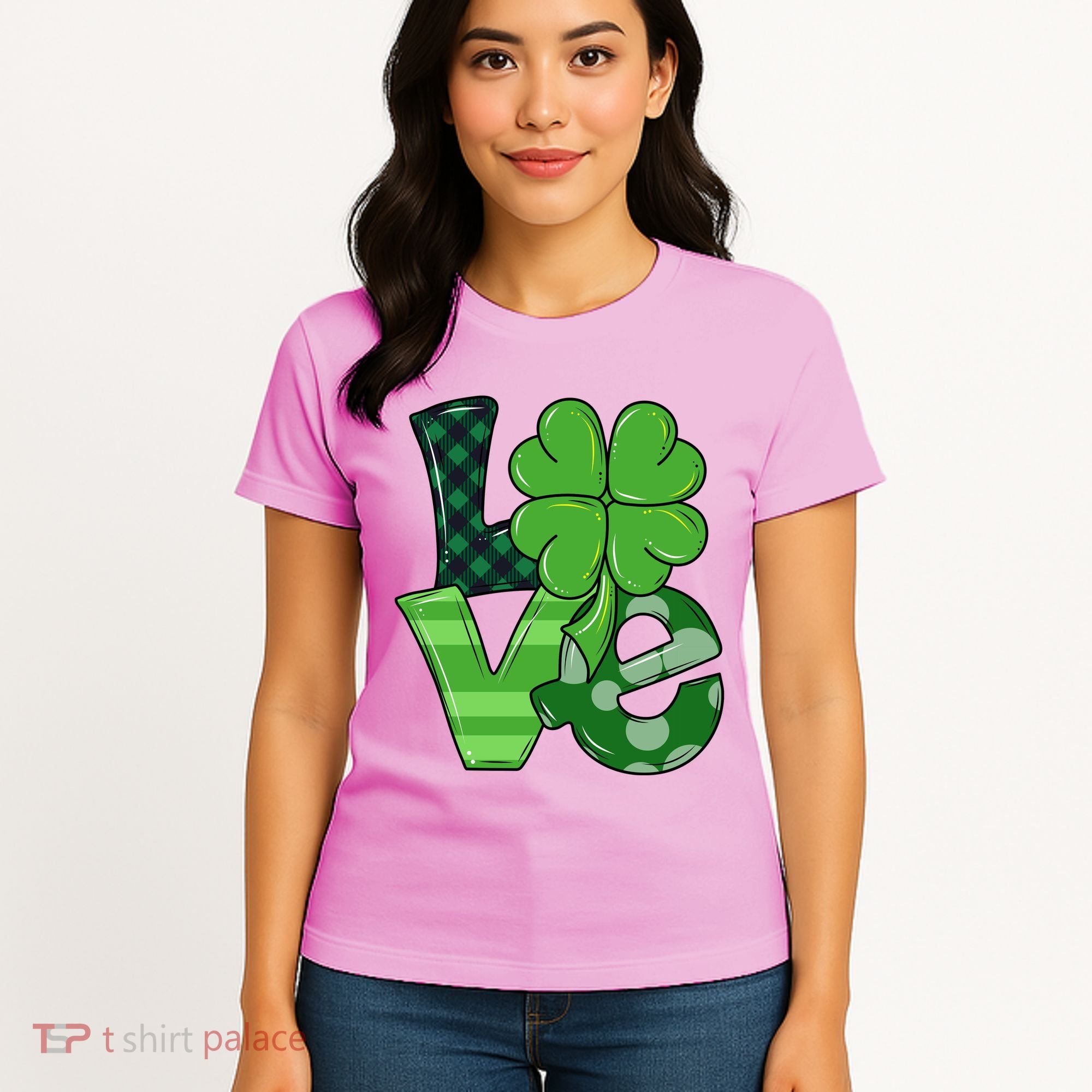 Love Shamrock St Patricks Day Women's T-Shirt