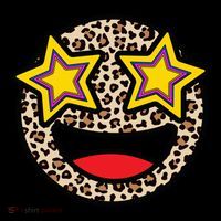 Leopard Star Smiley Face Cute Coffee Mug thumb 5