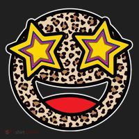 Leopard Star Smiley Face Cute Tumbler thumb 3