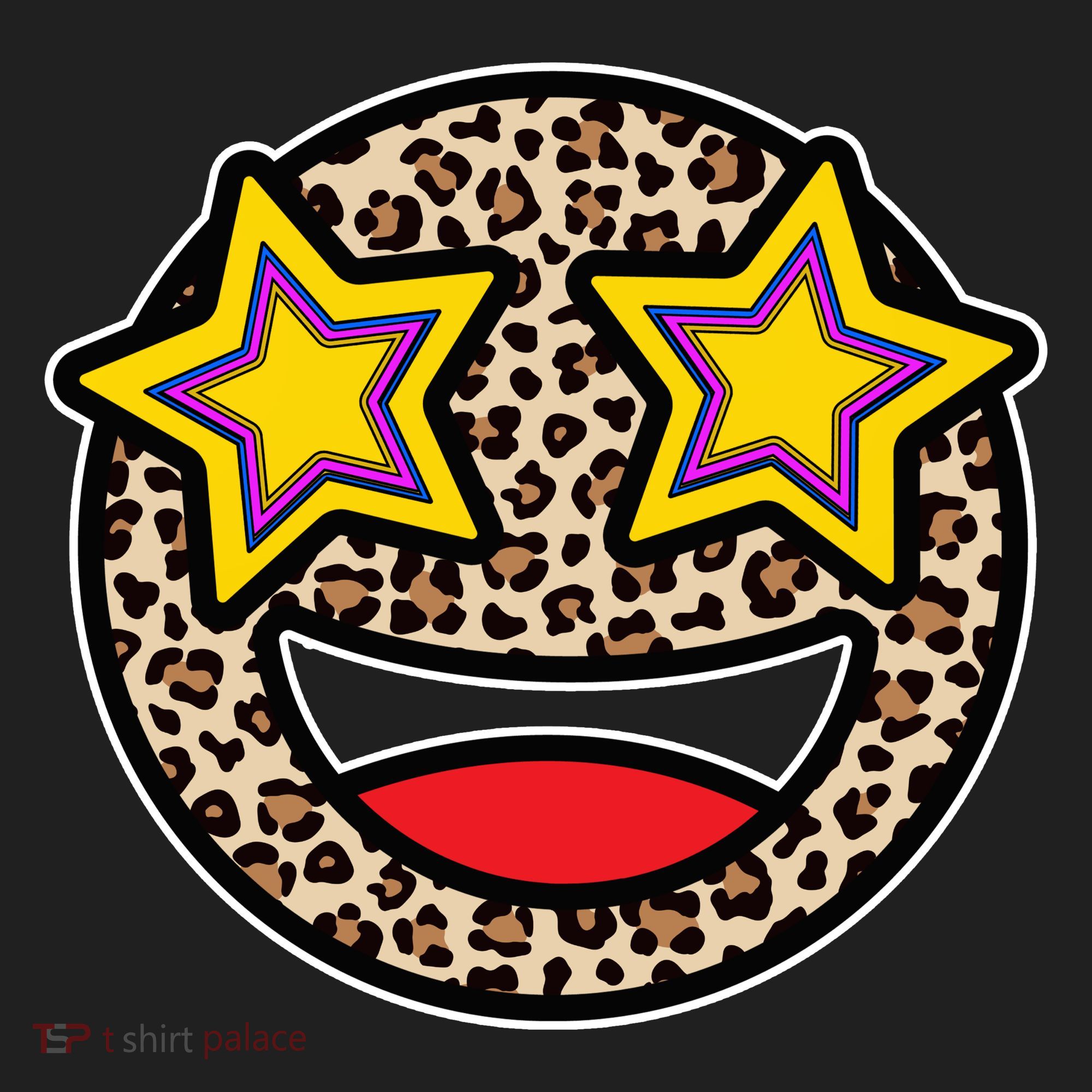Leopard Star Smiley Face Cute Tumbler