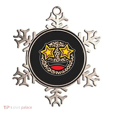 Leopard Star Smiley Face Cute Ornament