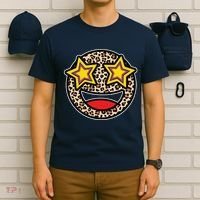 Leopard Star Smiley Face Cute T-Shirt thumb 6