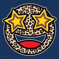 Leopard Star Smiley Face Cute Bucket Hat thumb 4