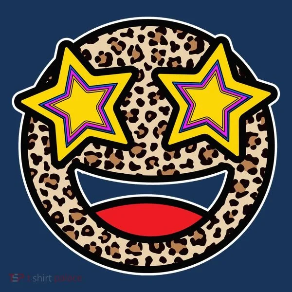 Leopard Star Smiley Face Cute Bucket Hat