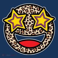 Leopard Star Smiley Face Cute Baby Bodysuit thumb 2