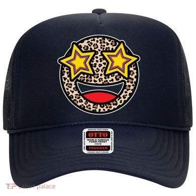 Leopard Star Smiley Face Cute Hat