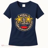 Leopard Star Smiley Face Cute Women's T-Shirt thumb 0