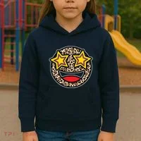 Leopard Star Smiley Face Cute Kids Hoodie thumb 3