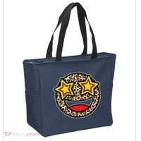 Leopard Star Smiley Face Cute Tote Bag thumb 2
