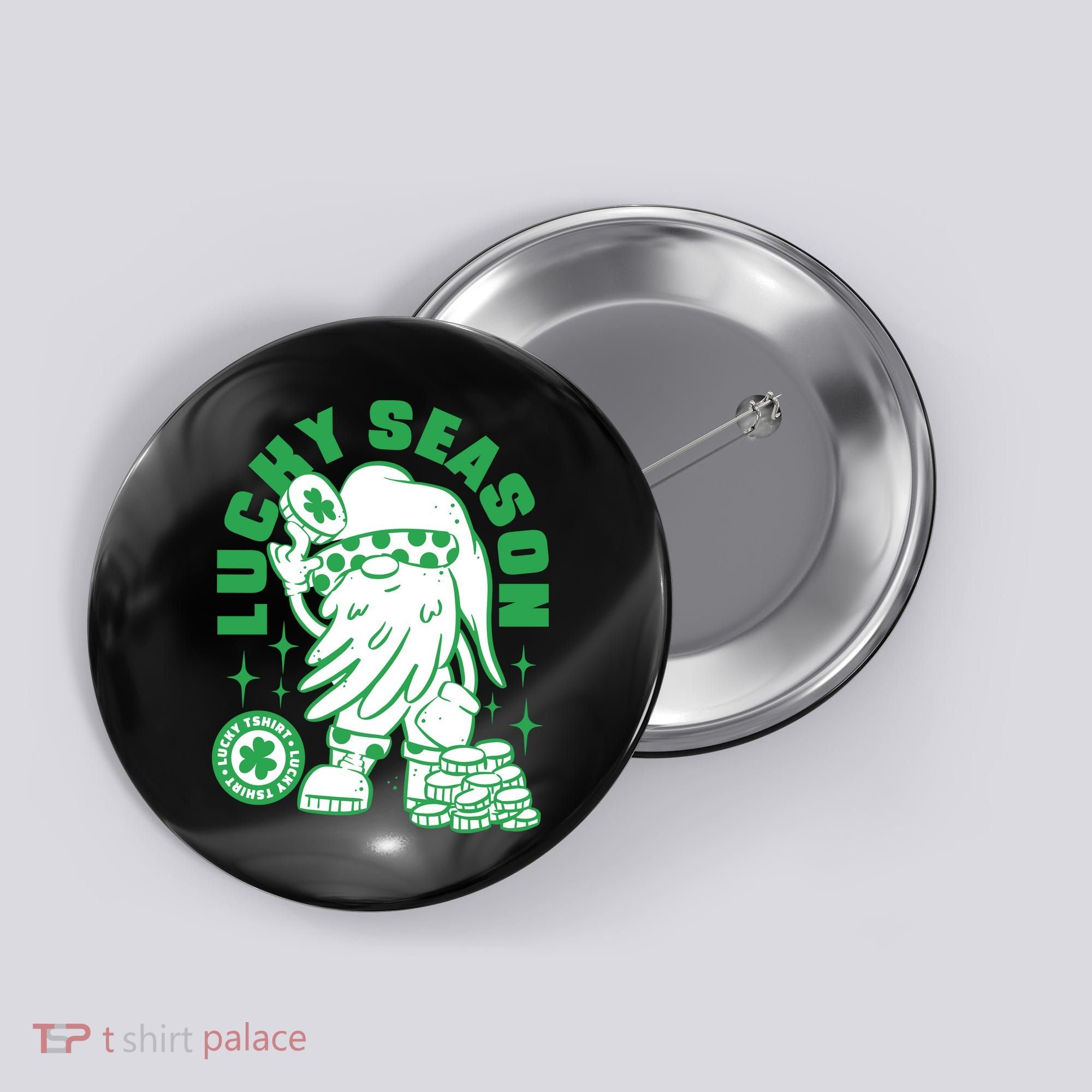 Lucky Season St Patrick's Day Lucky Button