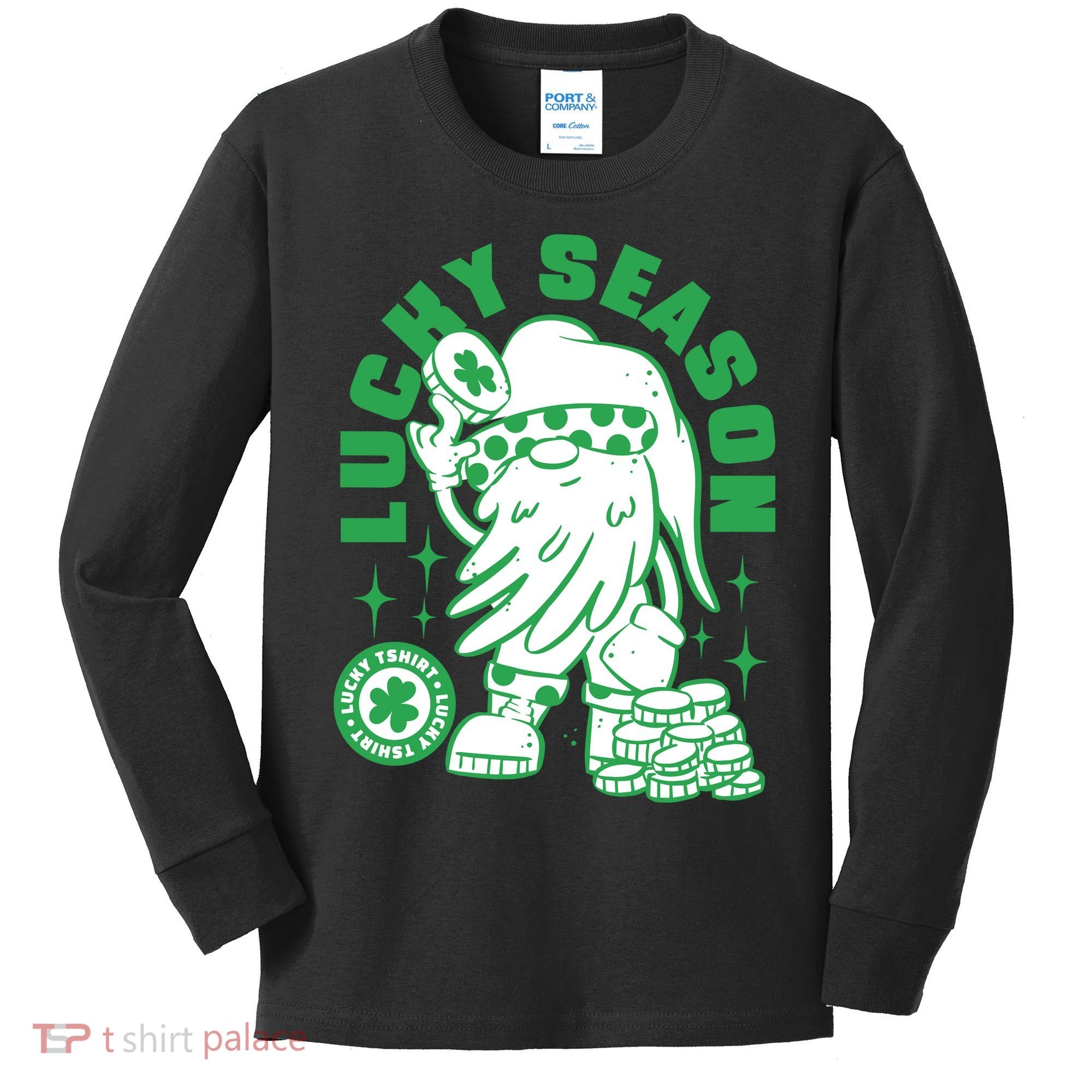 Lucky Season St Patrick's Day Lucky Kids Long Sleeve Shirt