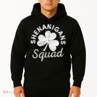 Leopard Shenanigan Squad st patrick green saint irish Hoodie thumb 2