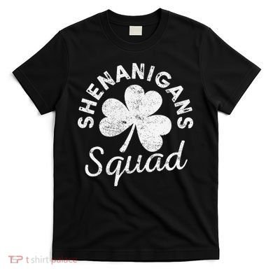 Leopard Shenanigan Squad st patrick green saint irish T-Shirt