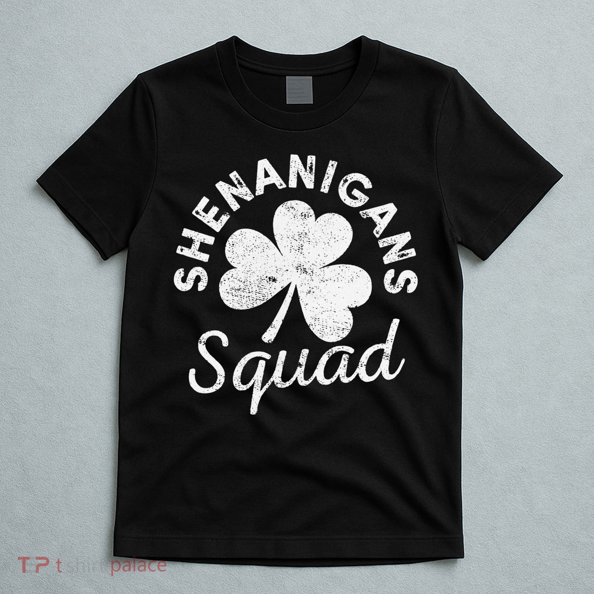 Leopard Shenanigan Squad st patrick green saint irish T-Shirt