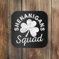 Leopard Shenanigan Squad st patrick green saint irish Coaster thumb 0