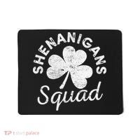 Leopard Shenanigan Squad st patrick green saint irish Mousepad thumb 0