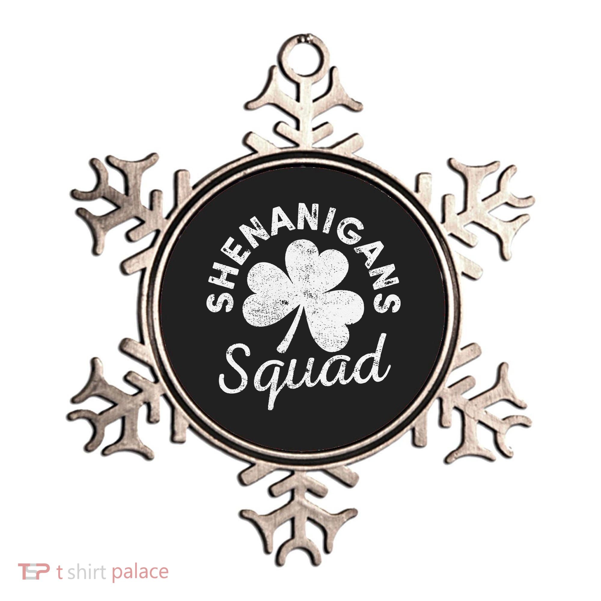 Leopard Shenanigan Squad st patrick green saint irish Ornament