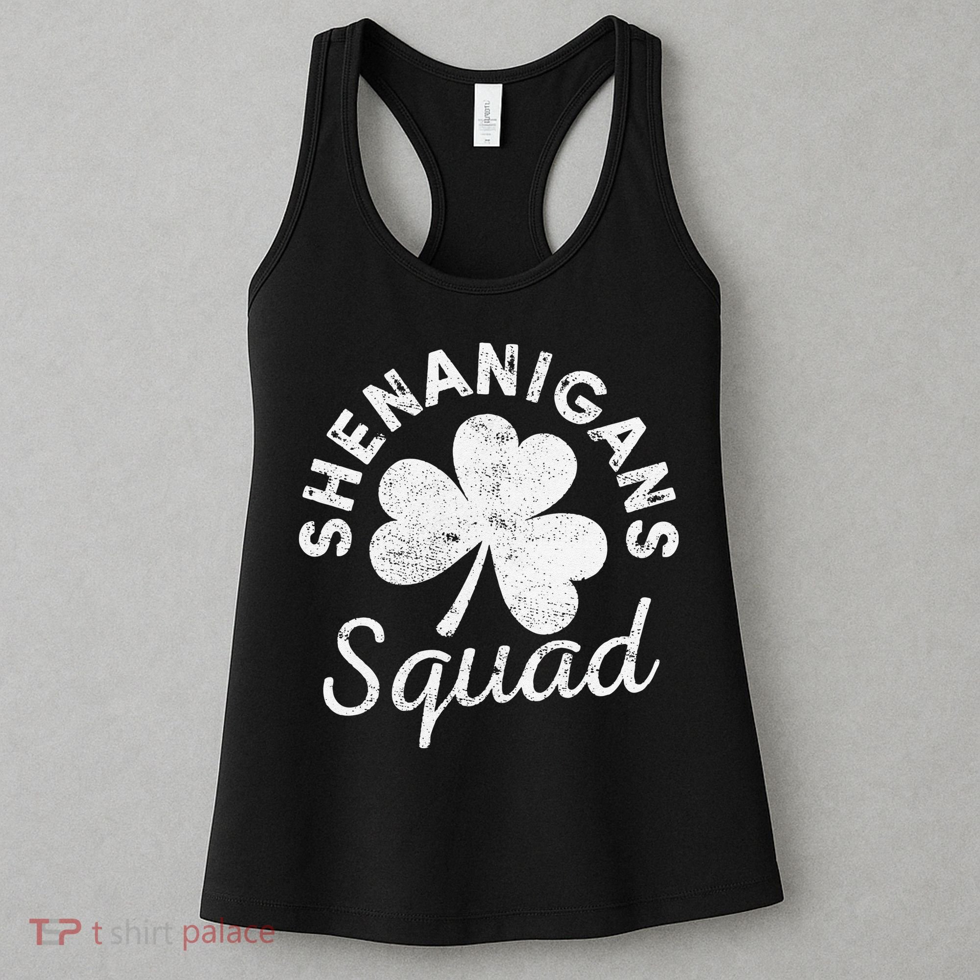 Leopard Shenanigan Squad st patrick green saint irish Women's Tank Top