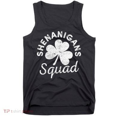 Leopard Shenanigan Squad st patrick green saint irish Tank Top