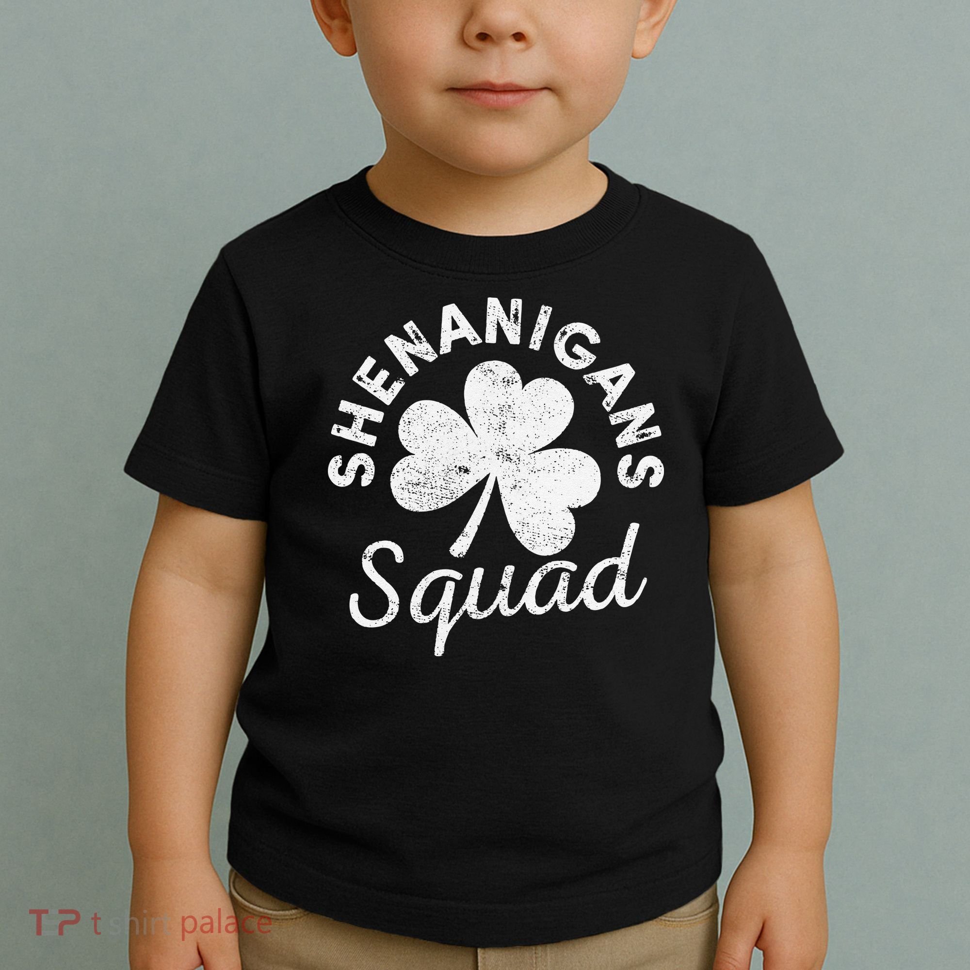 Leopard Shenanigan Squad st patrick green saint irish Toddler T-Shirt