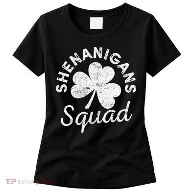 Leopard Shenanigan Squad st patrick green saint irish Women's T-Shirt