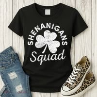 Leopard Shenanigan Squad st patrick green saint irish Women's T-Shirt thumb 3