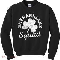 Leopard Shenanigan Squad st patrick green saint irish Kids Sweatshirt thumb 0