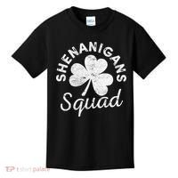 Leopard Shenanigan Squad st patrick green saint irish Kids T-Shirt thumb 0