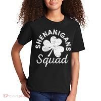 Leopard Shenanigan Squad st patrick green saint irish Kids T-Shirt thumb 2