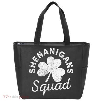 Leopard Shenanigan Squad st patrick green saint irish Bag