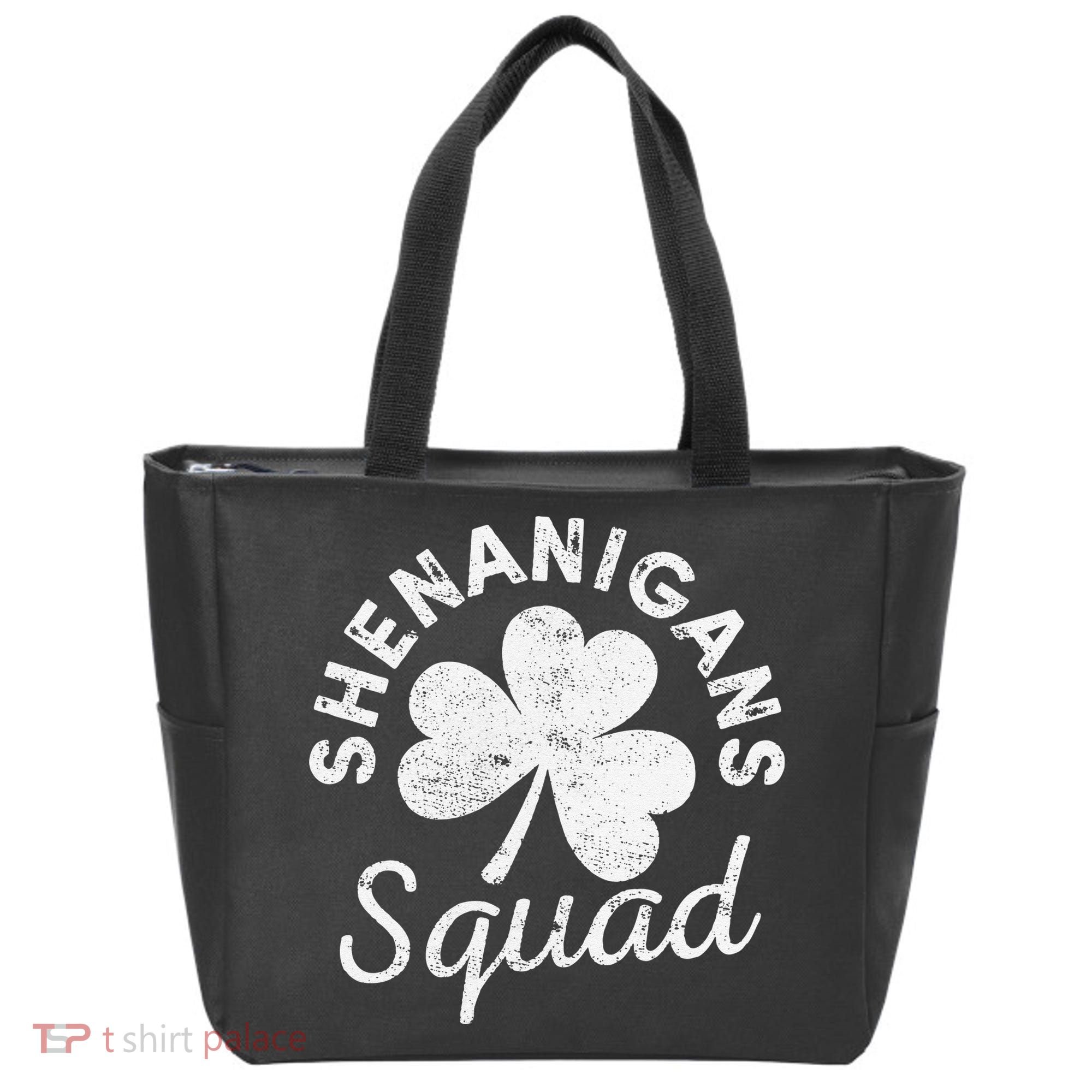 Leopard Shenanigan Squad st patrick green saint irish Tote Bag