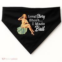 Long Story Short I Made Bail USA-Made Doggie Bandana thumb 0