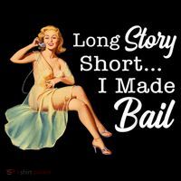 Long Story Short I Made Bail USA-Made Doggie Bandana thumb 2