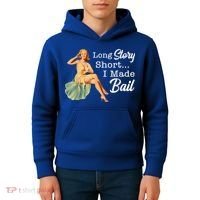 Long Story Short I Made Bail Kids Hoodie thumb 4