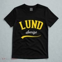 Lund Sweden Sverige Vintage Athletic Retro Sports Style T-Shirt thumb 5