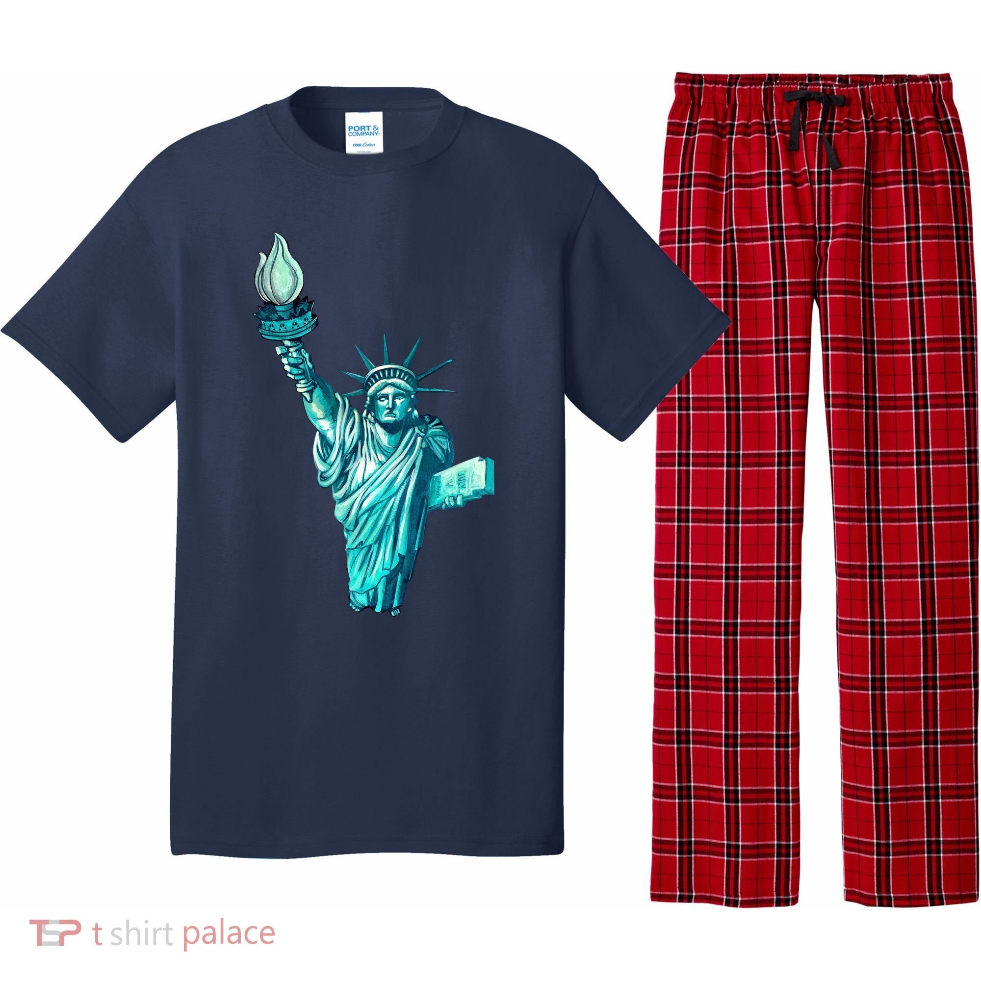 Liberty Standing Tall Pajama Set