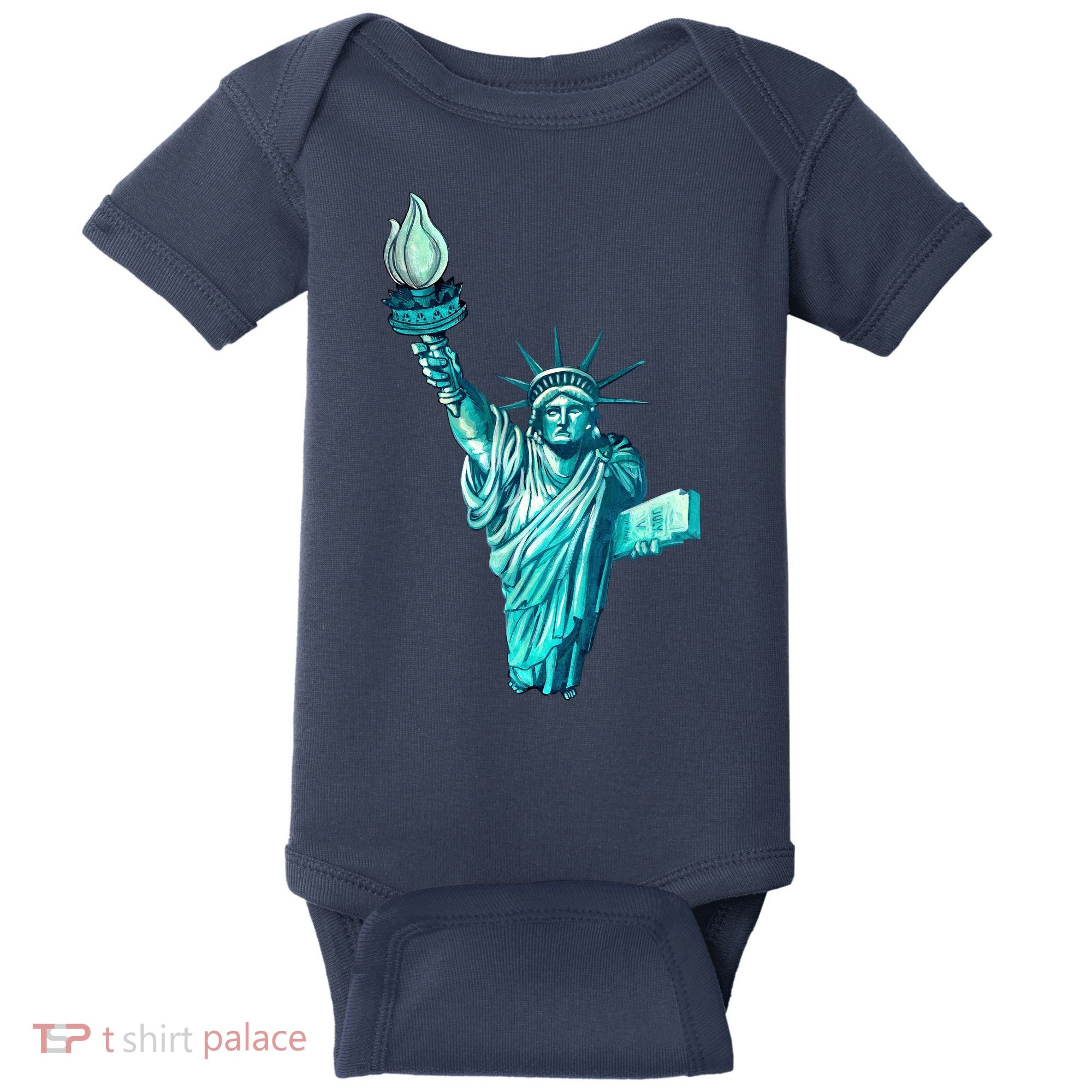 Liberty Standing Tall Baby Bodysuit