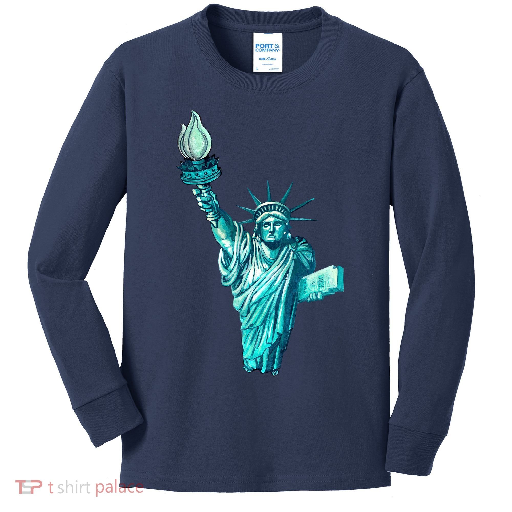Liberty Standing Tall Kids Long Sleeve Shirt