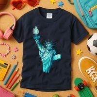 Liberty Standing Tall Kids T-Shirt thumb 3