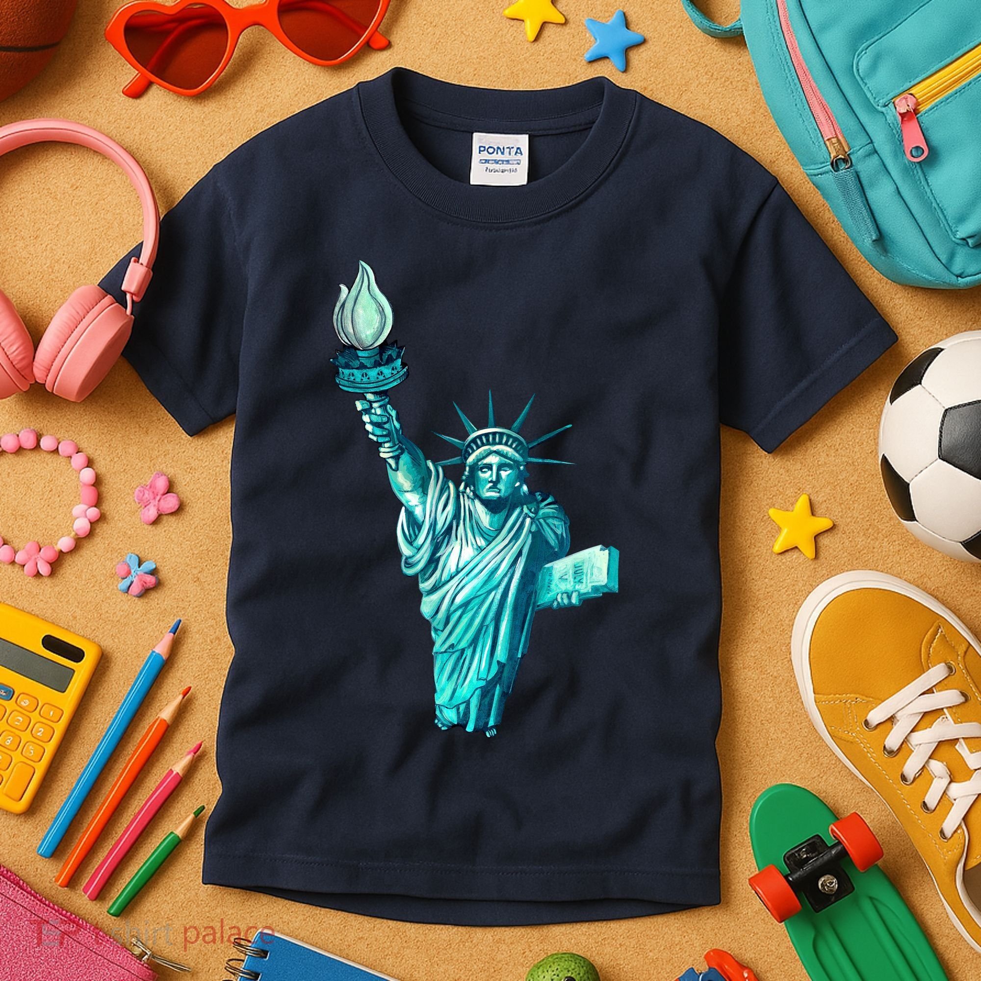 Liberty Standing Tall Kids T-Shirt