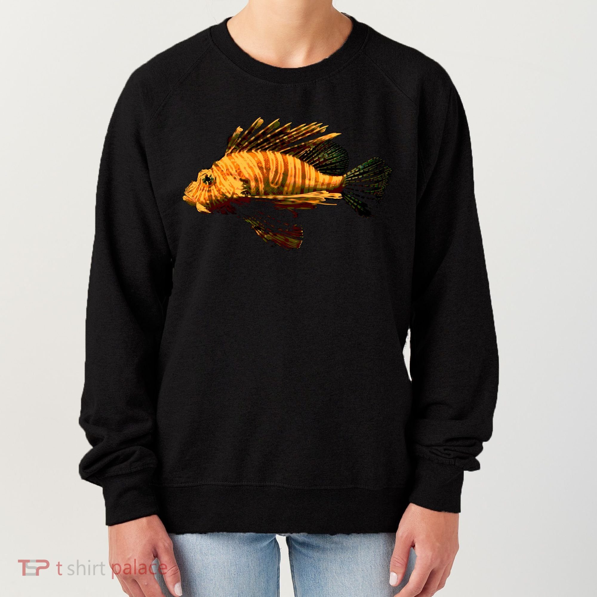 Lionfish Save The Tropical Ocean Reef Coral Lion Fish Gift Women's Sweatshirt