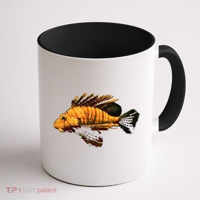 Lionfish Save The Tropical Ocean Reef Coral Lion Fish Gift Coffee Mug back